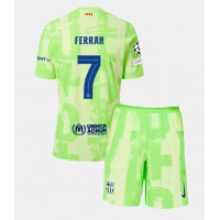 Barcelona Ferran Torres #7 Kolmas Peliasu Lasten 2024-25 Lyhythihainen (+ Lyhyet housut)